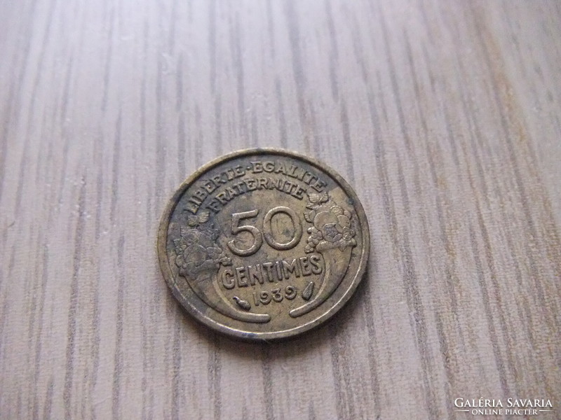 50 Centimes 1939  Franciaország