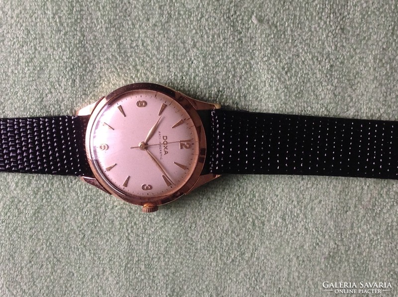Antique 14k doxa gold watch