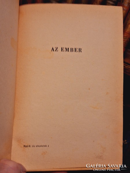 1943  RÉVAI első kiadás NYIRŐ JÓZSEF: AZ ELSZÁNTAK elbeszélések