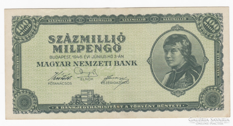 Százmillió Milpengő 1946-ból