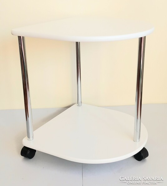 Chrome wooden rolling table, bar table negotiable design
