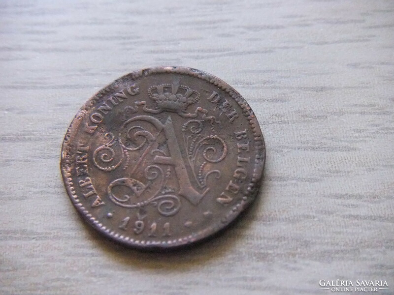 2  Cent  1911  Belgium