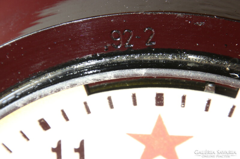 Original Russian Komandirsky 92 u boot wall clock with key - perfect
