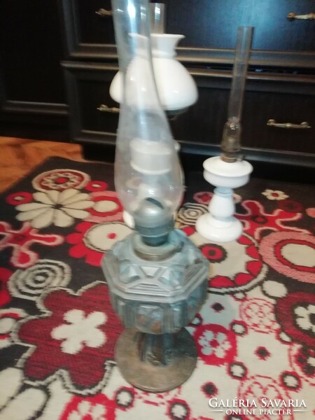 Glass kerosene lamp from collection 122