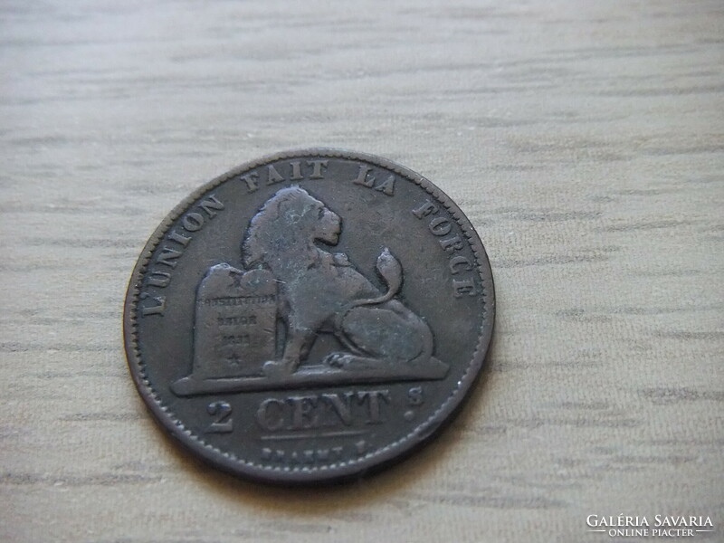 2  Cent  1874  Belgium