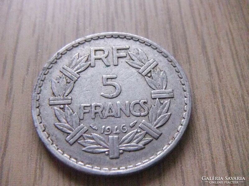 5 Francs 1946 France