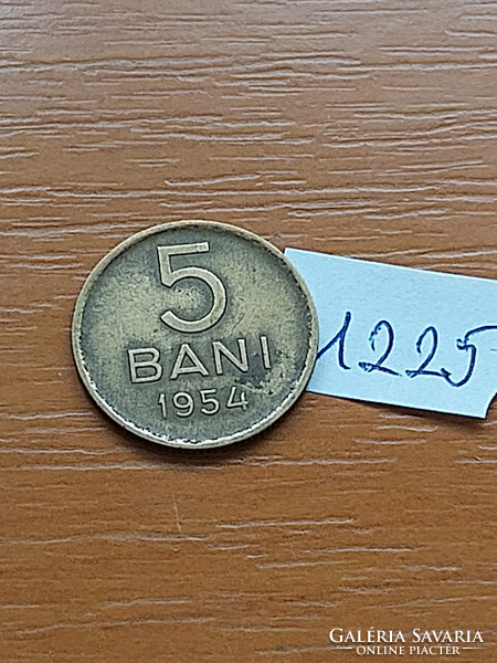 Romania 5 bani 1954 copper-zinc-nickel 1225