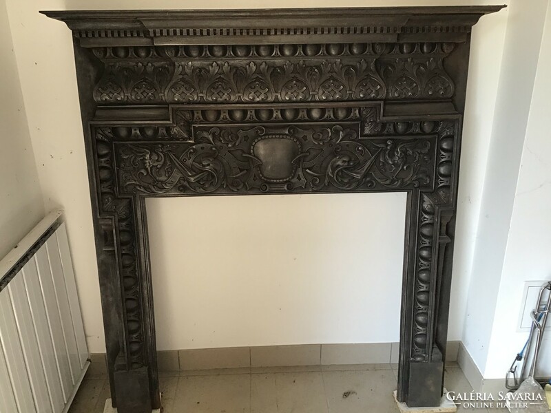 Fireplace frame cast iron