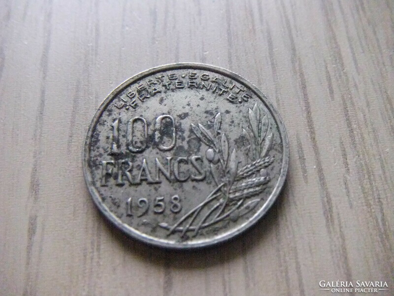 100  Frank 1958  Franciaország