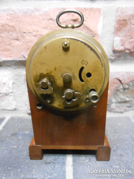 Table clock with alarm clock