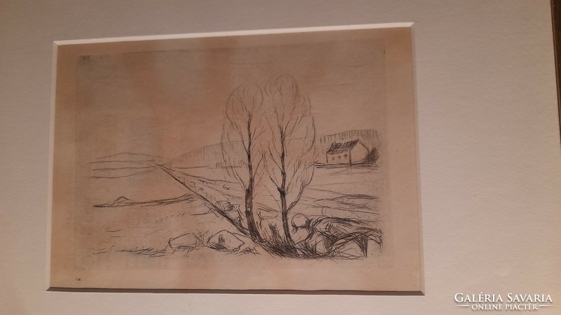 Edvard Munch (1863-1944): Tájkép