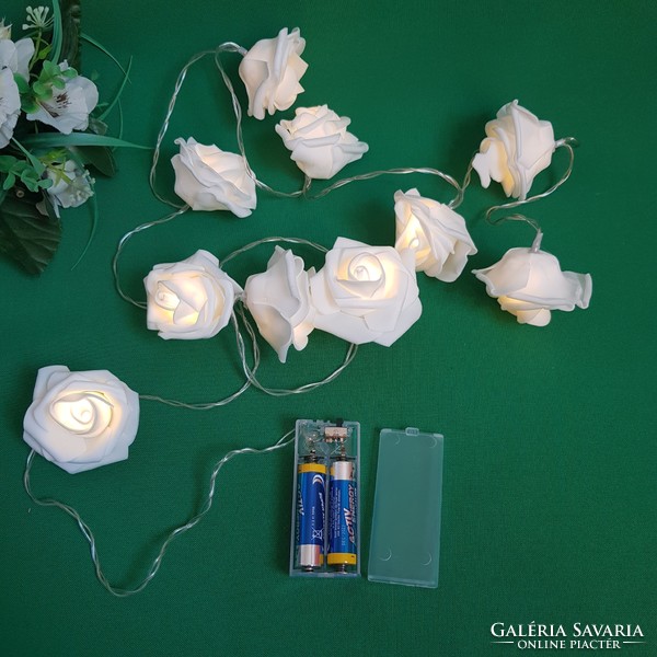 New, LED foam rose light string, wedding decoration