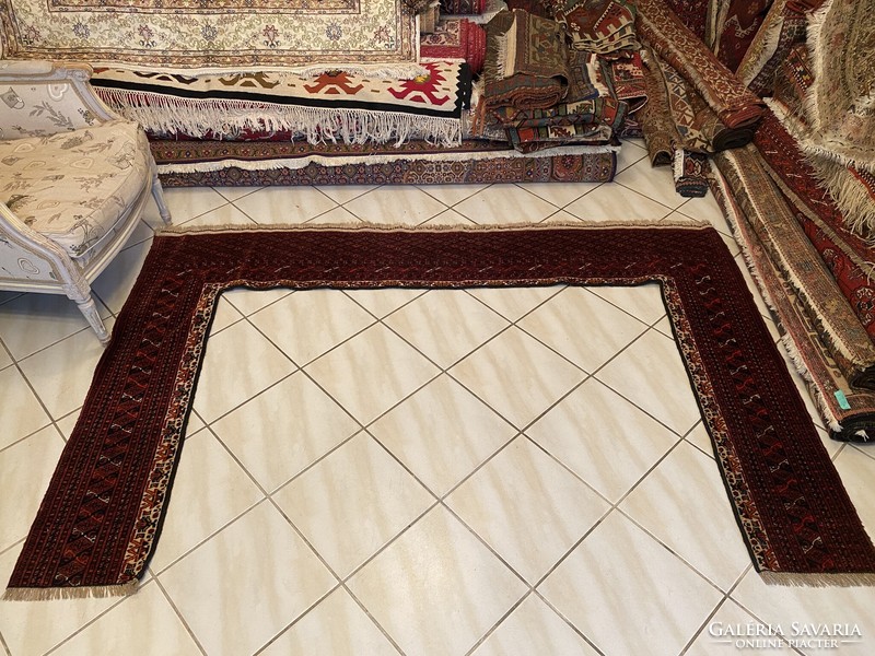 Antik Afgán Ajtó vagy Ablak dísz fali szőnyeg 200x140