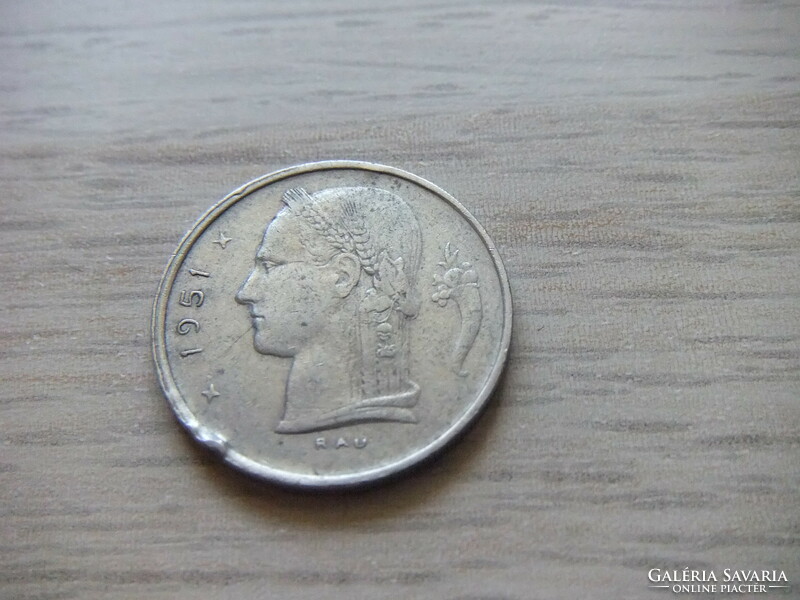 1 Franc 1951 Belgium
