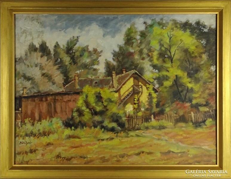 1P867 Pálla Jenő (1883-1958) : "Sárga ház"