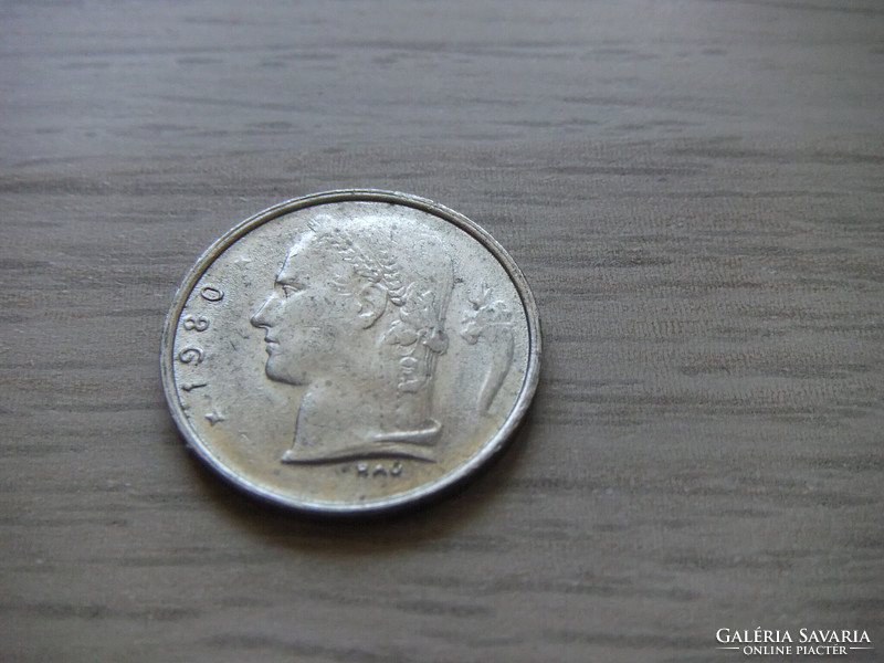 1 Franc 1980 Belgium