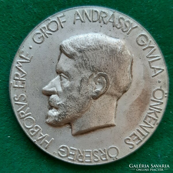 Gyula Gróf Andrássy volunteer guard war medal