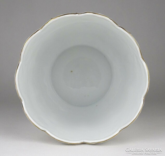 1P852 large hand-painted porcelain bowl from Raven House