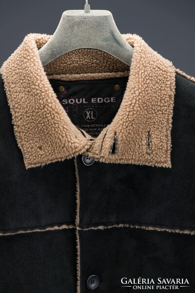 Soul Edge férfi műirha kabát, XL, újszerű