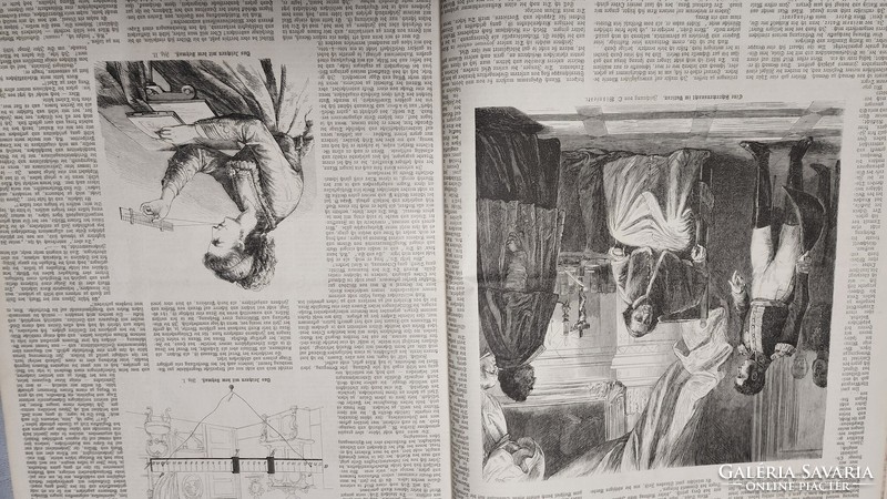 1870 - 71 BAZÁR BEKÖTVE ELIT MAGAZIN 326 OLD TÁRSASÁGI ÉLET KÉZIMUNKA DIVAT ÉRTÉKES ACÉLMETSZET -EK