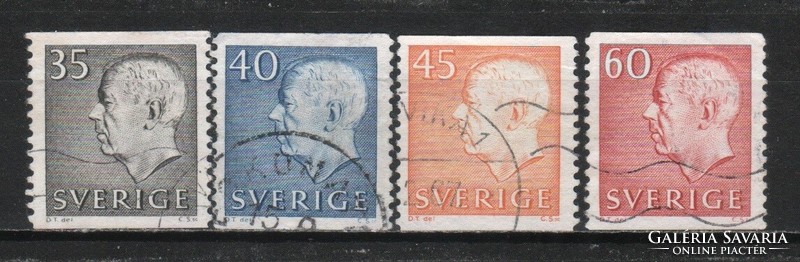 Svéd 0818 Mi 521 A - 524 A      1,50 Euró