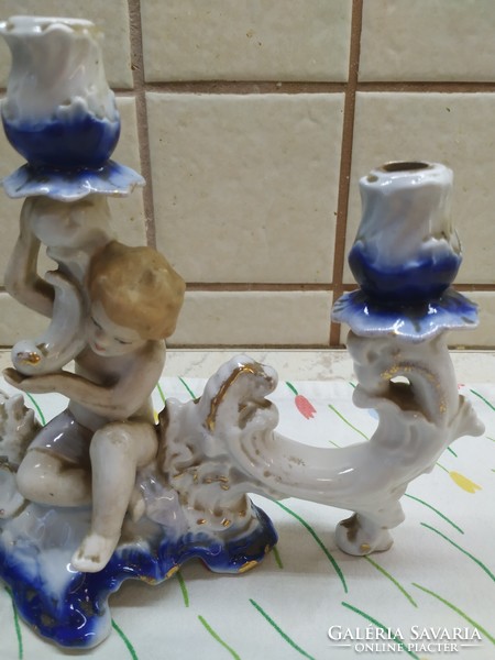 Angelic porcelain candle holder 27 cm for sale!