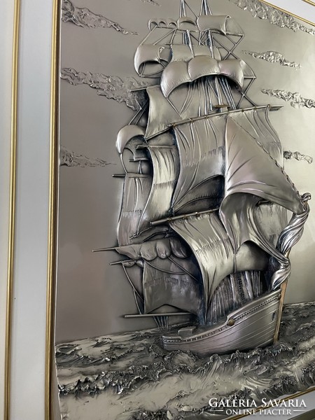 L. Moroni Sterling ezüsttel bevont relief 3D kép