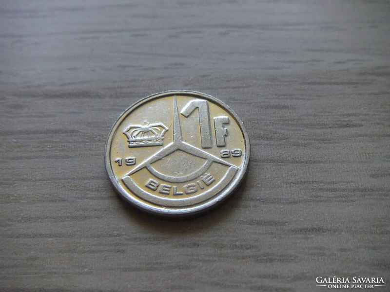 1 Franc 1989 Belgium