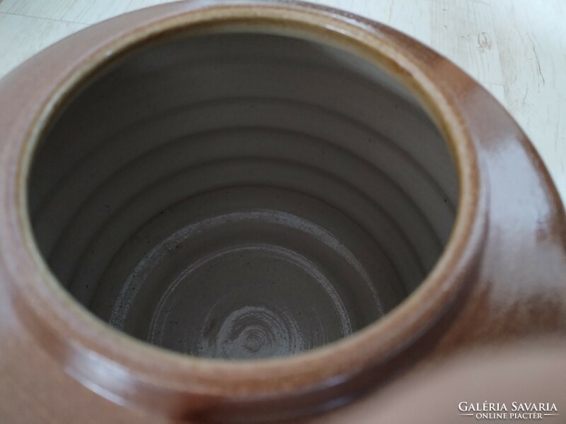 Paul kruft - bauhaus, studio, salt ceramic pot, vase, decorative object