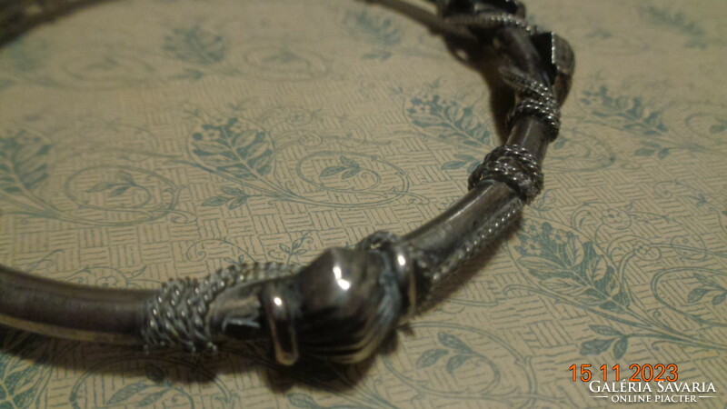 Metal bracelet, inner size 6.5 cm