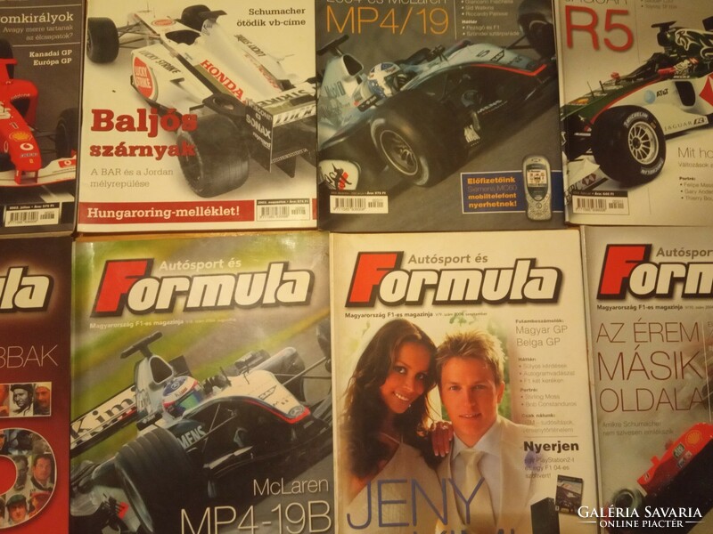 Autósport és Formula !  8. darab szám. Jó állapotban