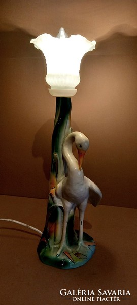 Ceramic boom table lamp old negotiable art deco design