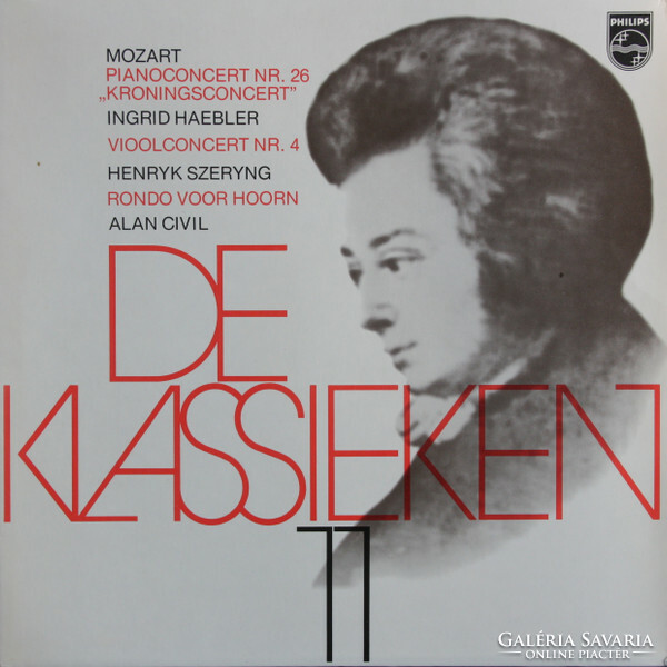 Mozart -Haebler,Szeryng,Civil - Pianoconcert Nr. 26 "Kroningsconcert", Vioolconcert Nr. 4, Rondo (LP