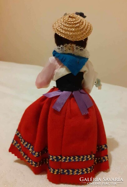 Beautiful, vintage Italian doll in Genoese folk costume