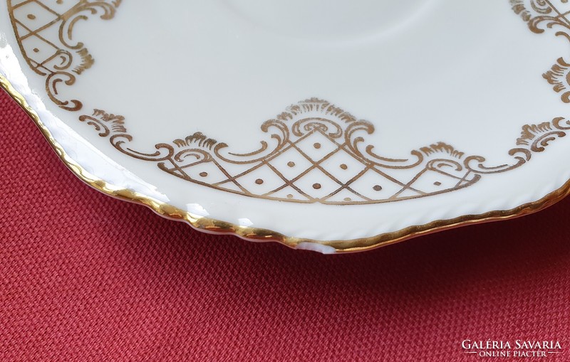 Winterling Röslau Bavaria német porcelán reggeliző tányérpár csészealj kistányér tányér hiányos