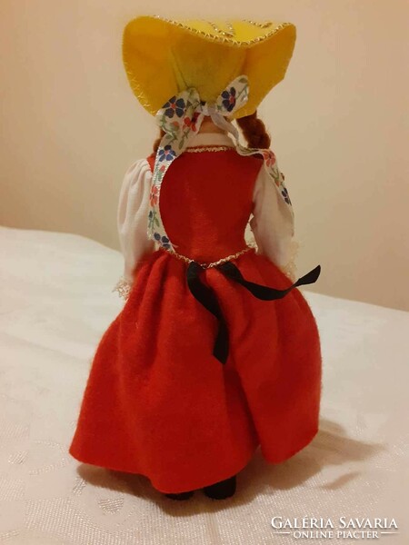 Beautiful, vintage Italian doll in Aosta Valley folk costume