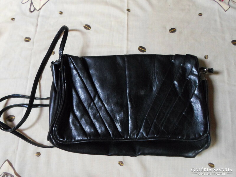 Vintage / retro women's bag, reticule 2. (Black)