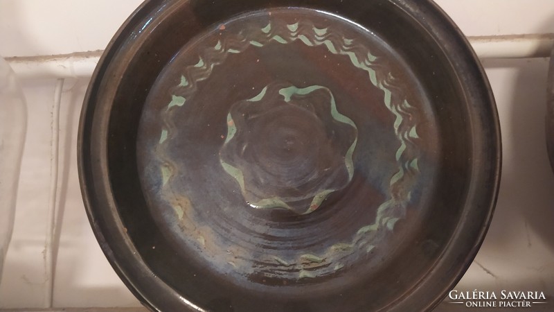 Antique folk guard bowl