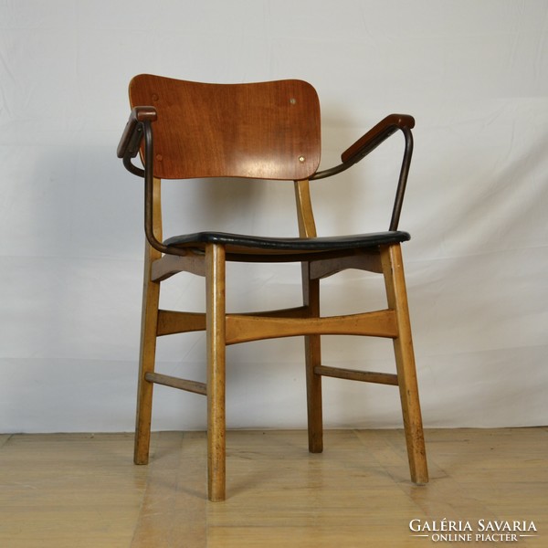 4 retro Danish teak chairs 1950 mid-century dining chairs