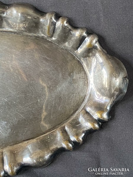 Old silvered tray