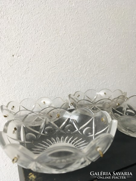 Crystal chandelier parts tray identical 4 pcs - perfect