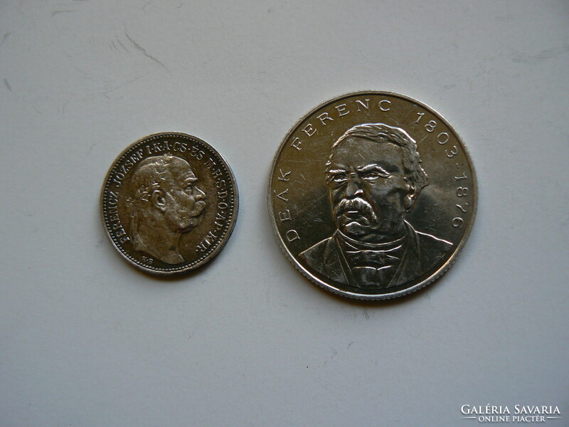 2 silver coins in one, original!