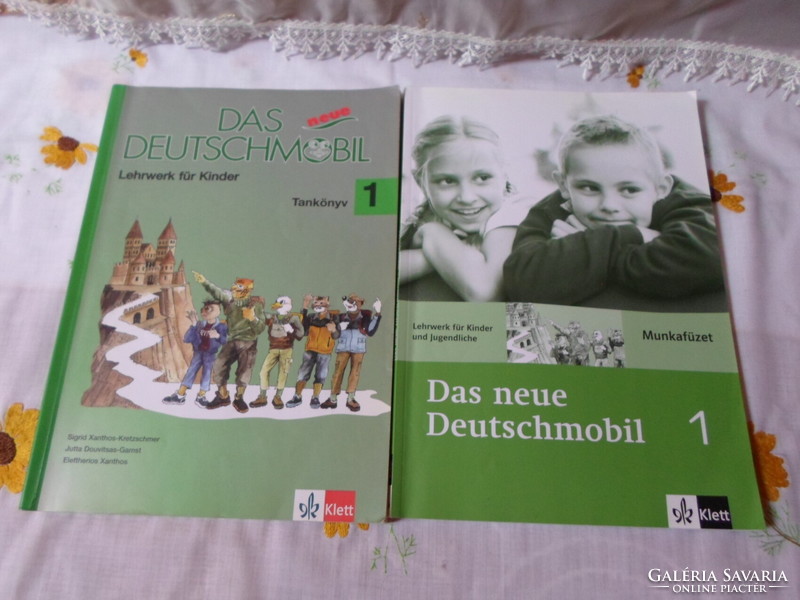Német nyelvkönyv – Das neue Deutschmobil 1 (tankönyv, munkafüzet; Klett Kiadó)