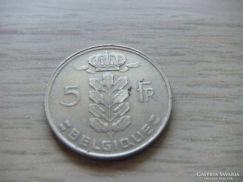 5 Francs 1975 Belgium