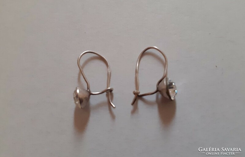 Small silver grass earring (925)