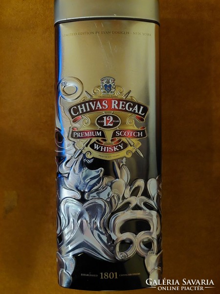 Chivas Regal whisky italos díszdoboz, fémdoboz/pléhdoboz(Akár INGYENES szállítással!)