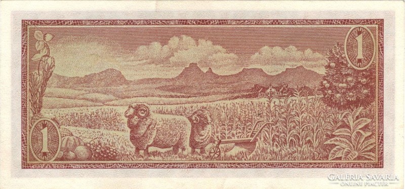 1 rand 1967 Dél Afrika hajtatlan