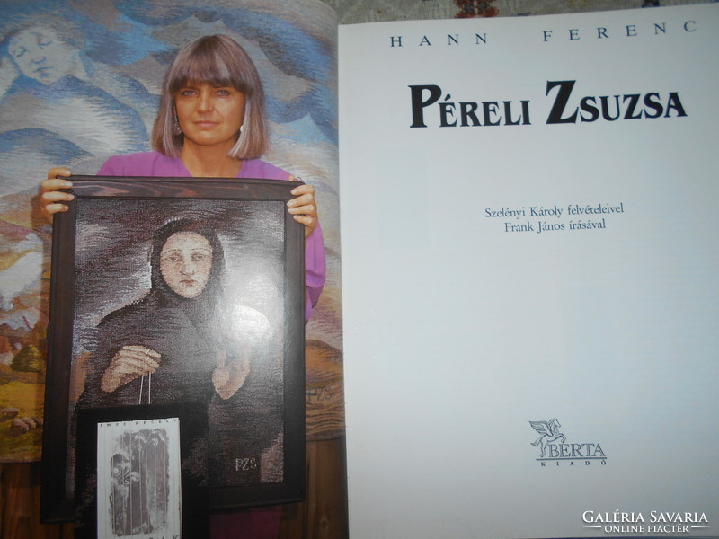 +Pérlei Zsuzsa gobelin művész   nagyméretű  30 X 25 cm albuma