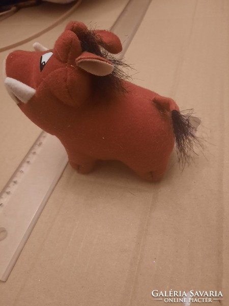 Plush toy, Pumbaa from the Lion King story, pig with warts, negotiable