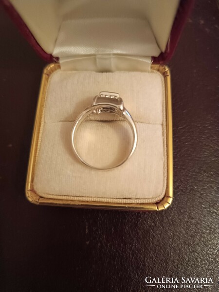 Signet silver ring